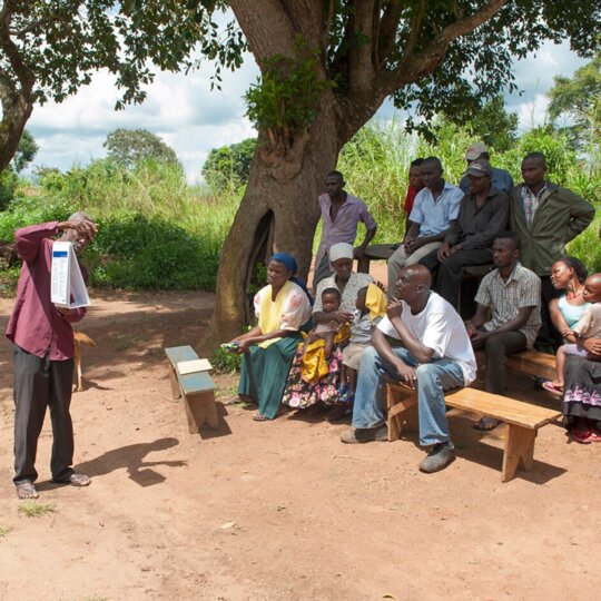 Education session in Masindi