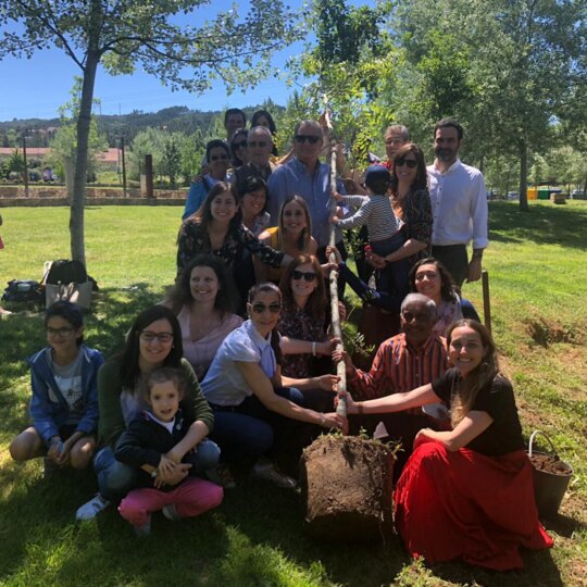 Portuguese Team - Tree planting in celebration of World Asthma Day - 4th May 2019