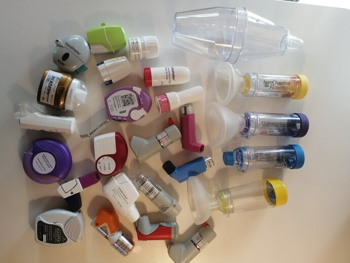 All types of inhaler devices