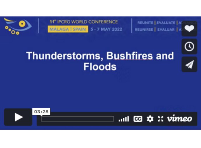 IPCRG Climate Change - Australia Thunderstorms bushfires & floods
