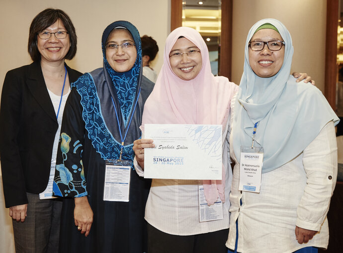 Prize winners at the IPCRG Singapore research school
