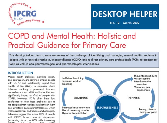 Desktop Helper No. 12 - COPD and Mental Health