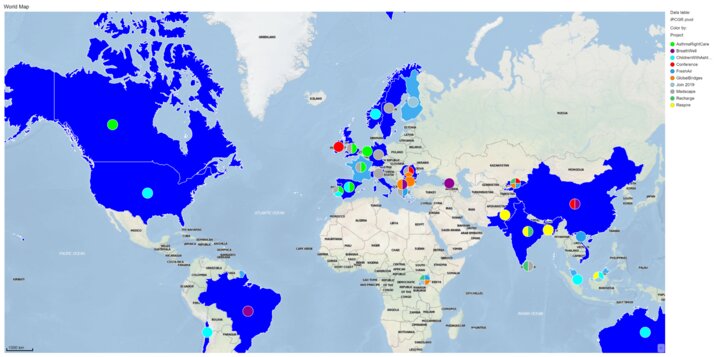 IPCRG Projects World Map