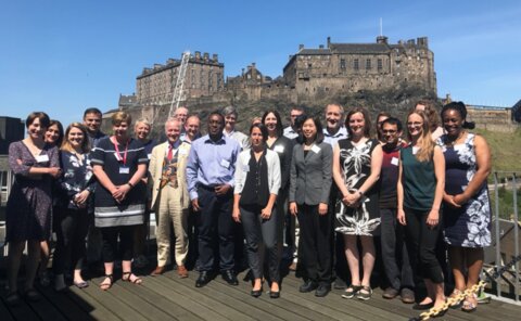  Members of the GHRN at the inaugural meeting in Edinburgh, 2018