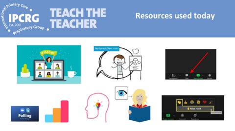 Figure 8: End of session review of what teaching and learning tools and techniques were used      